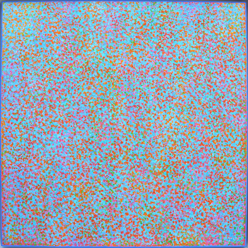 Blue Fusion - Acrylic on canvas - 80x80cm