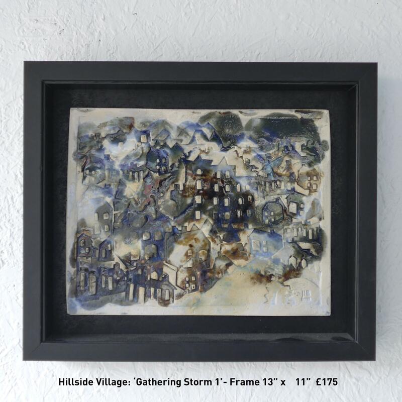 Hillside Village: 'Gathering Storm 1'- Frame 13" x 11" £150