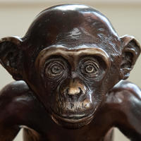 Baby Chimp/Bronze/h18cm x w 13.5cm/£2,400 