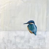 The Kingfisher/oil on board/30x30cm