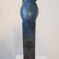 King fisher    Cast Bronze  Height 29cm