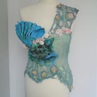 Imogen GCSE Textiles. Final outcome from 'Coast' project.