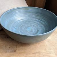 'Dreaming Colours of the Sea' - Large stoneware bowl