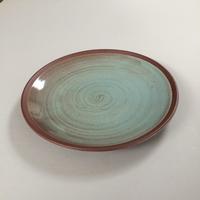 Deep Plate / Coloured Tin-glaze / 23cm diameter 