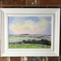 Wessex Downs/Oil on board/40cm x 30cm