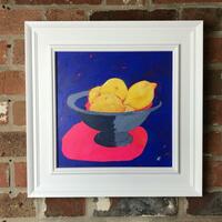 Midnight Lemons/Acrylic on board/ 30cm x 30cm