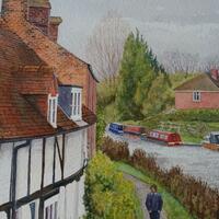 Hungerford Towpath, by Rosemary Trigwell