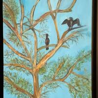 The Cormorant Tree, West Mills, by Josi Weaver