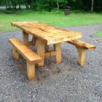 Table & Benches in English Oak