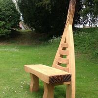Seat in English oak
