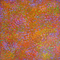 Autumn Clusters - acrylic on canvas -70x70cm