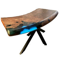 Coffee Table / Wood & Resin / 110(L) x 50(W) x 47(H)cm