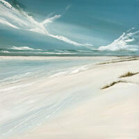 Bay of Dunes/oil on canvas/60x60cm