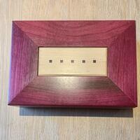Jewellery Box / Purpleheart & Beech / 30cm x 20cm x 10cm