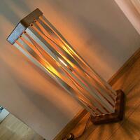 Floor Lamp / Oak & Walnut / 90cm x 20cm x20cm