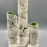 Vase Trio/Ceramic/Various sizes