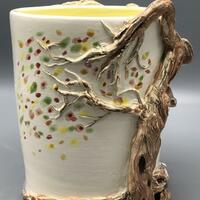 Tree Vase/Ceramic/16cm x 13cm