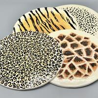 Animal Print Platters/Ceramic/21cm