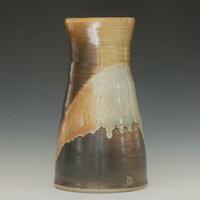 Large flask vase/Stoneware/25 cm tall