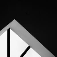 Roof light Abstract- Black and White Photograph