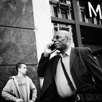 ‘Man’ Street Photography, London- Black and White Photograph