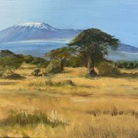 Kilimanjaro/oil/41x31cms