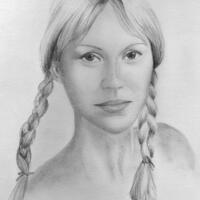 Agnetha, Pencil on Paper