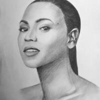 Beyonce, Pencil on Paper