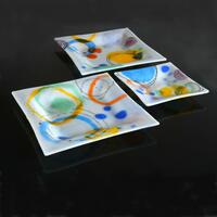 Circus Series/ Square glass Platters/ Various 