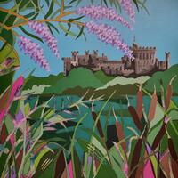 Windsor castle, Acrylic on canvas, 50cm x 50cm