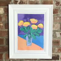 Katie's Flowers/Acrylic on canvas/30cm x 40cm
