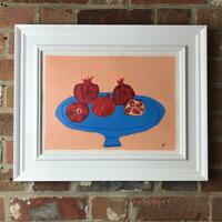 Pomegranates 2/Acrylic on canvas/40cm x 30cm