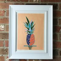 Peach Pineapple/oil on canvas/30cm x 40cm