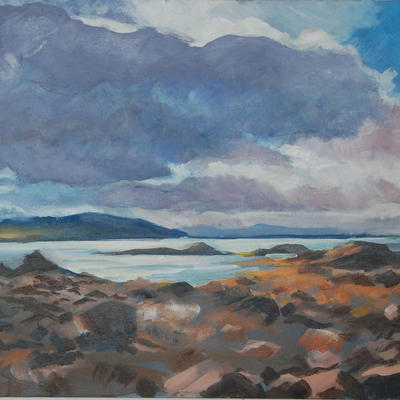 Beach, Skye, Oil on Canvas, 60 x 40cm