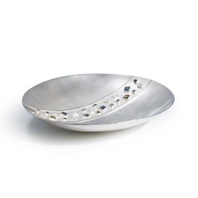 Dish, Silver, Labradorite and Moonstones