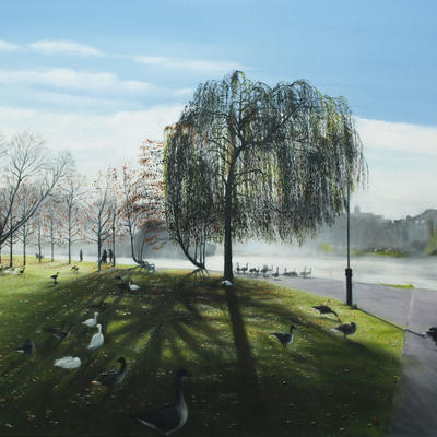 Lockdown Promenade/ Oil Paint on Canvas/ 60 x 80 cm