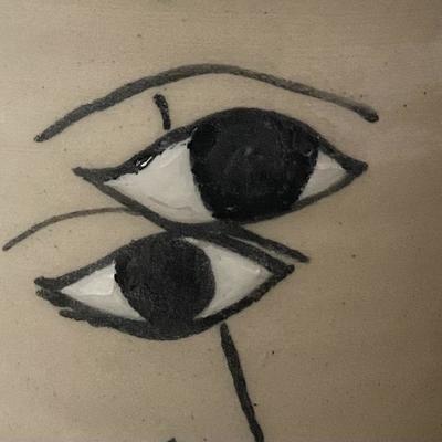 Eye of Ra (detail). Ceramic. 
