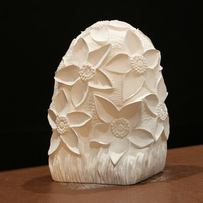 Profusion / Carved Plaster Sculpture