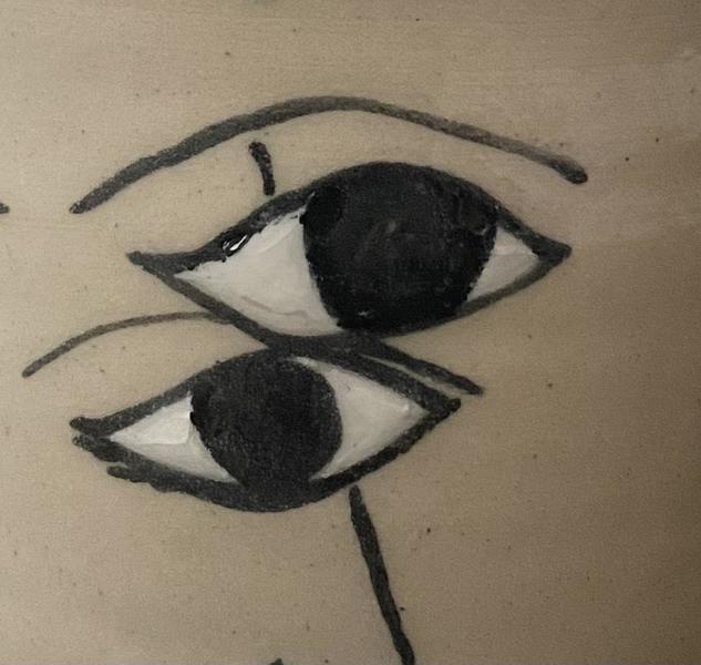 Eye of Ra (detail). Ceramic. 