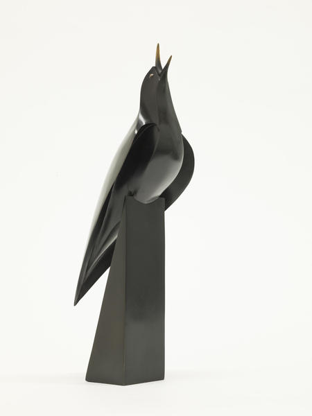 Singing Blackbird    Cast Bronze   height 42cm