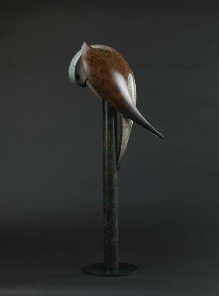 Foundry Bronze Kestrel, Height 68 cm