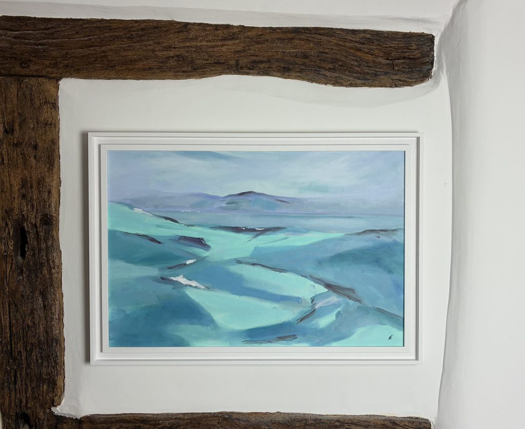 The Far Far Hills/Oil on board/62cm x 50cm