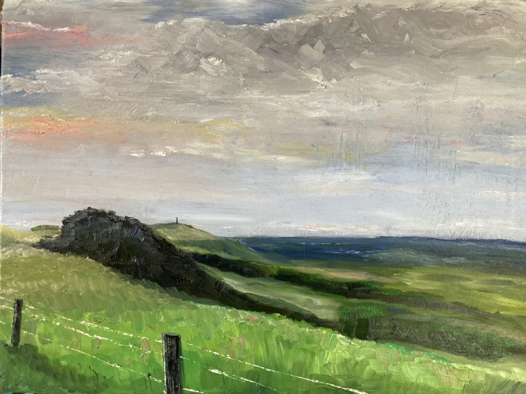 Climbing Combe/oil on canvas/20