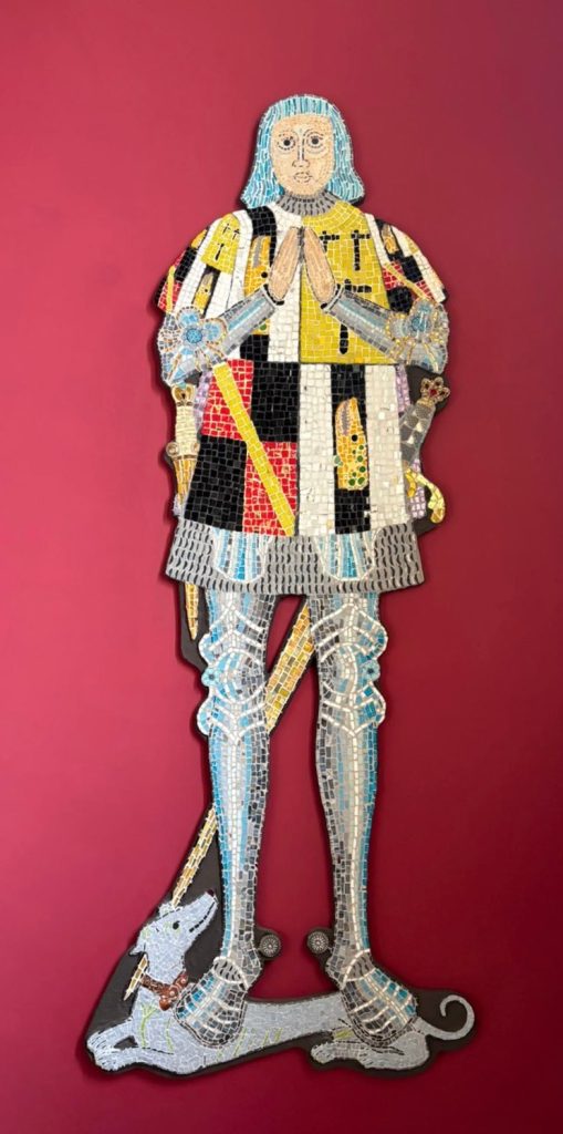 Sir William Gascoigne/Mixed Media on wood/136 x 52 x 3cm