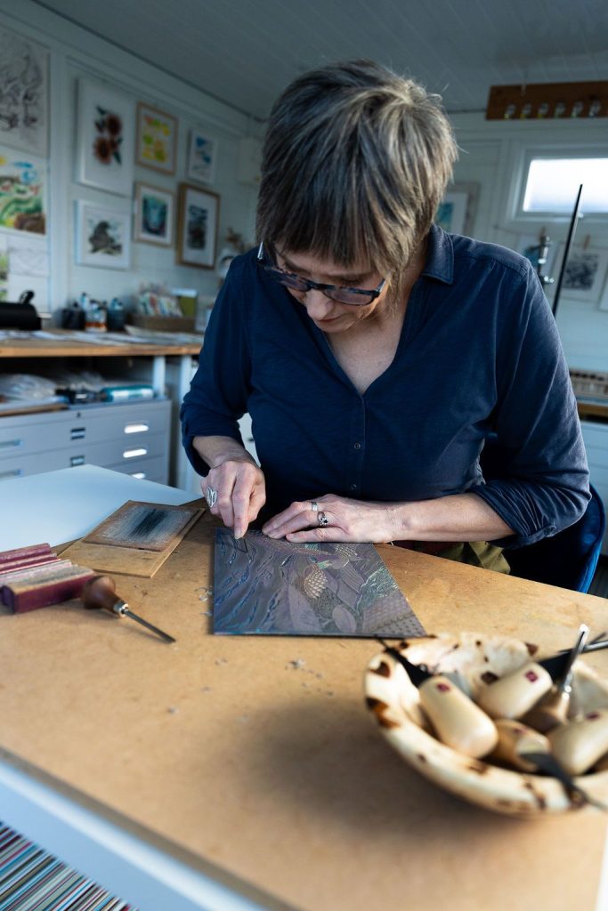 Hilary Everest in her studio.