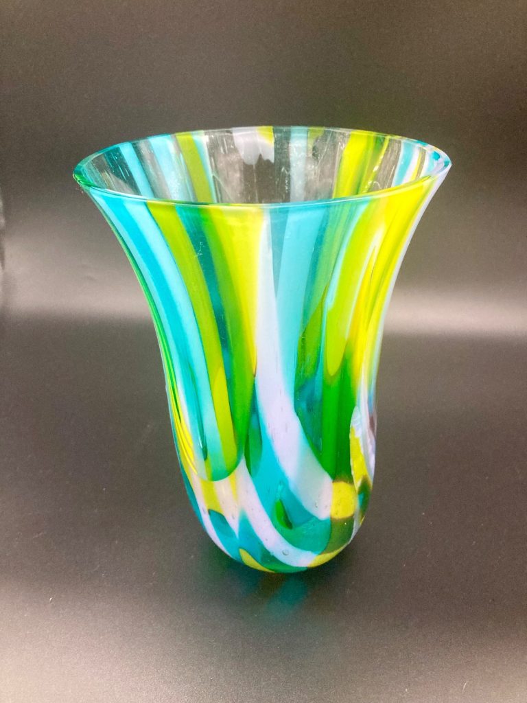 Colour Exploration/ kiln formed glass/ H 21cm D 15cm
