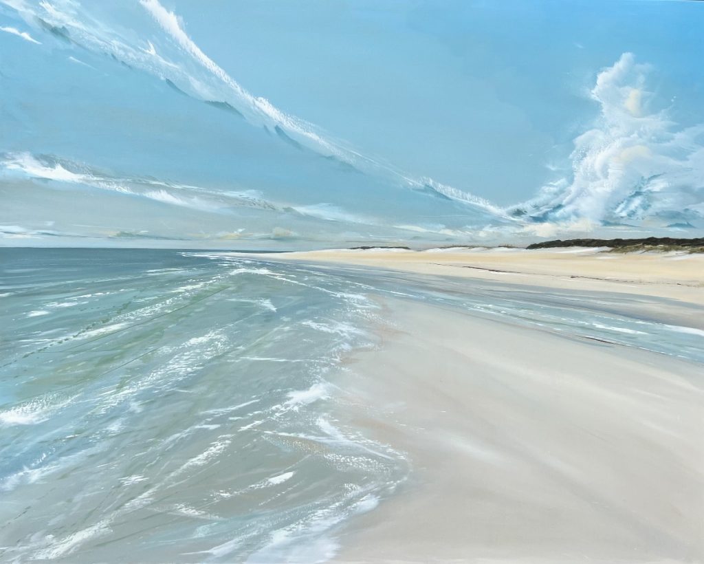 View of Blakeney Point/oil on canvas/80x100cm