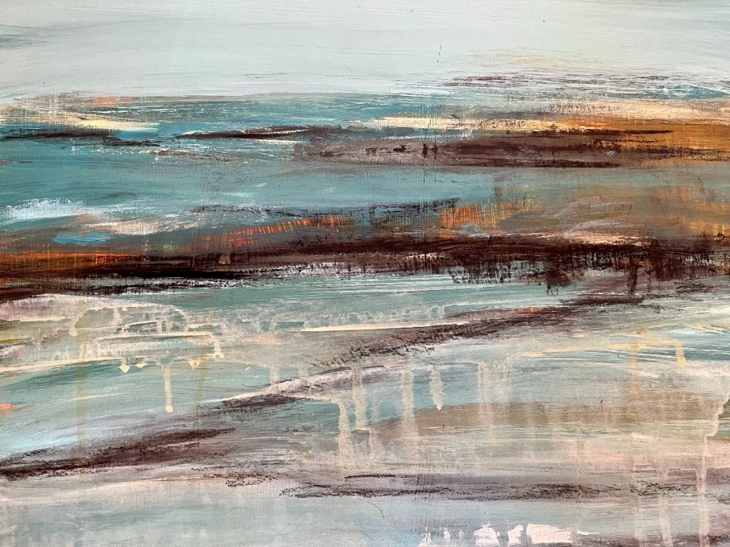 Grey Day Mixed Media 40 x 40 cm