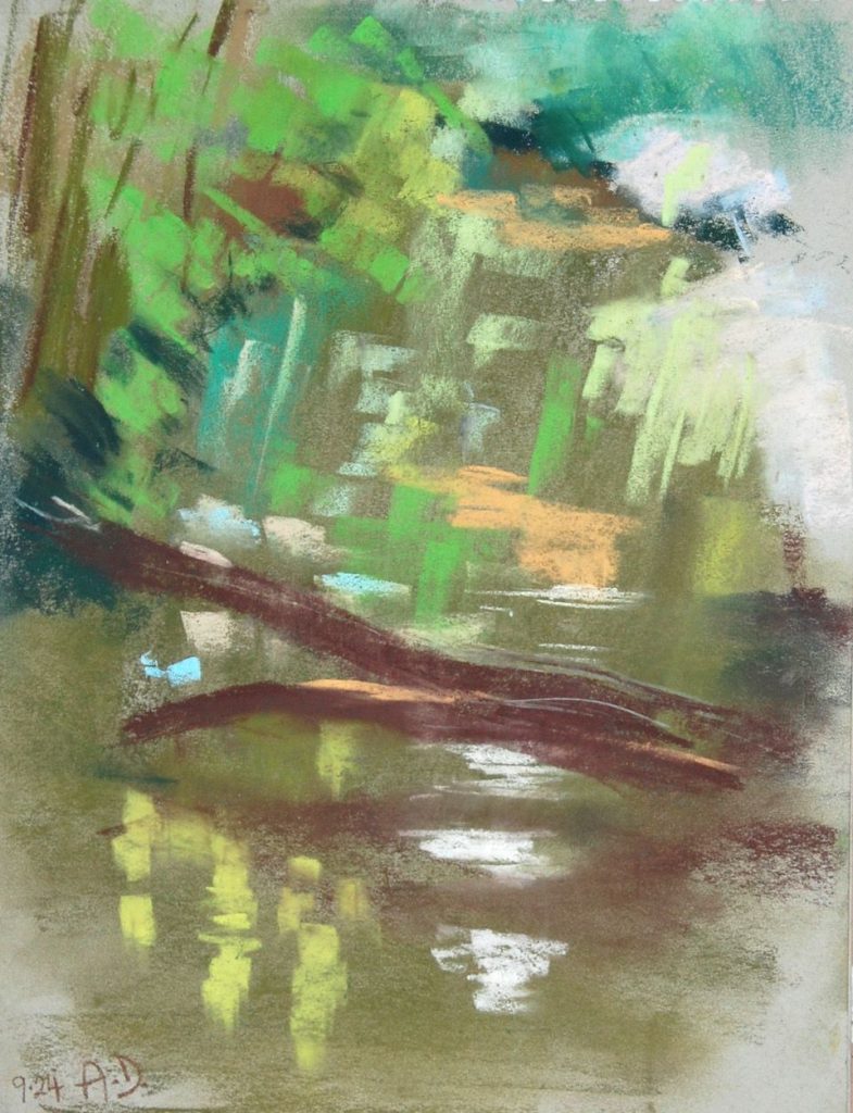 MorgastonStream/Pastel/28 x 36cm