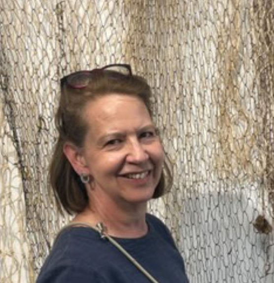 Consuelo Simpson with net